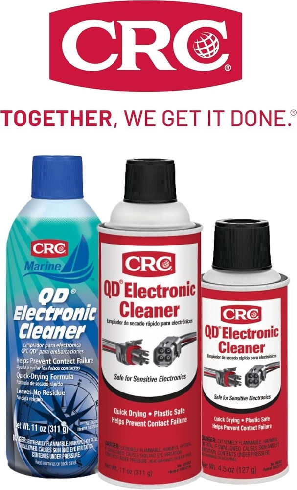 CRC 05101 QD Electronic Cleaner 4.5 oz, Quick Drying - Plastic Safe
