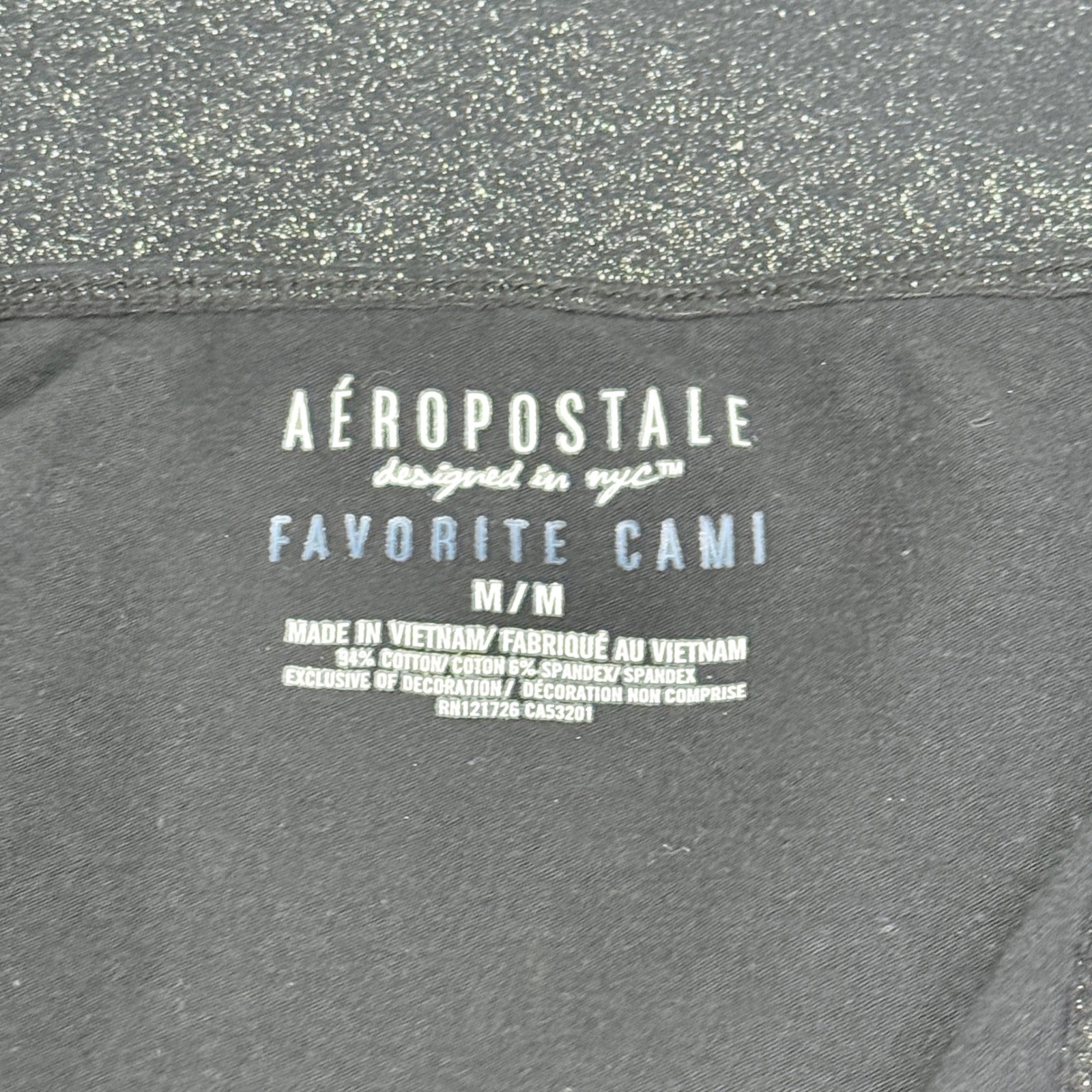 Y2k 2010s Aeropostale Cami Shimmer Tank Top Women sz M whimsigoth layering fairy