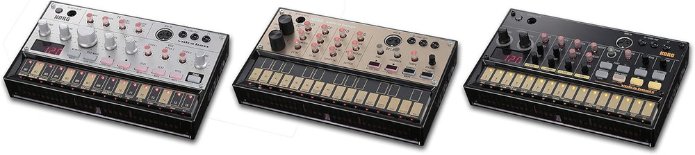 Korg Volca Keys Analogue Loop Synthesizer Polyphonic W/Simple-Three Voice Analog