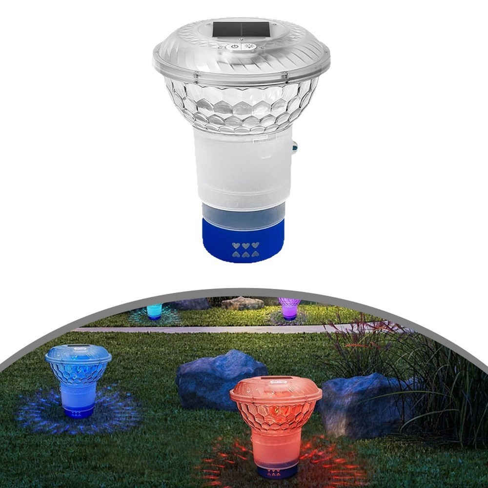 Illuminated Pool Floater with User Friendly Features for Effortless Maintenance