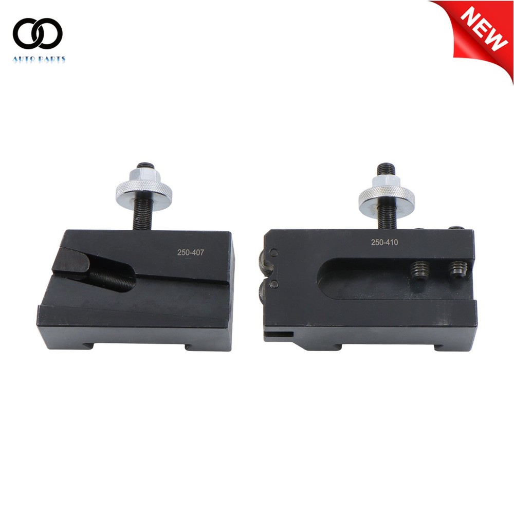 CA 250-444 Wedge Type Quick Change Tool Post Set 6Pcs for 14" - 20" Lathe Swing