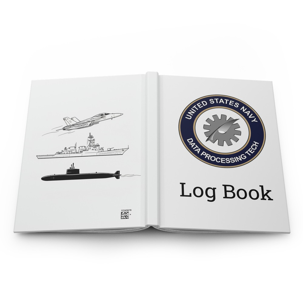 US Navy Data Processing Technician Rating Log Book DP Emblem Journal