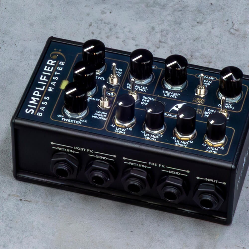 DSM & Humboldt Simplifier Bass Master Amp Simulator Preamp DI Box w/ EQ  FX Loop