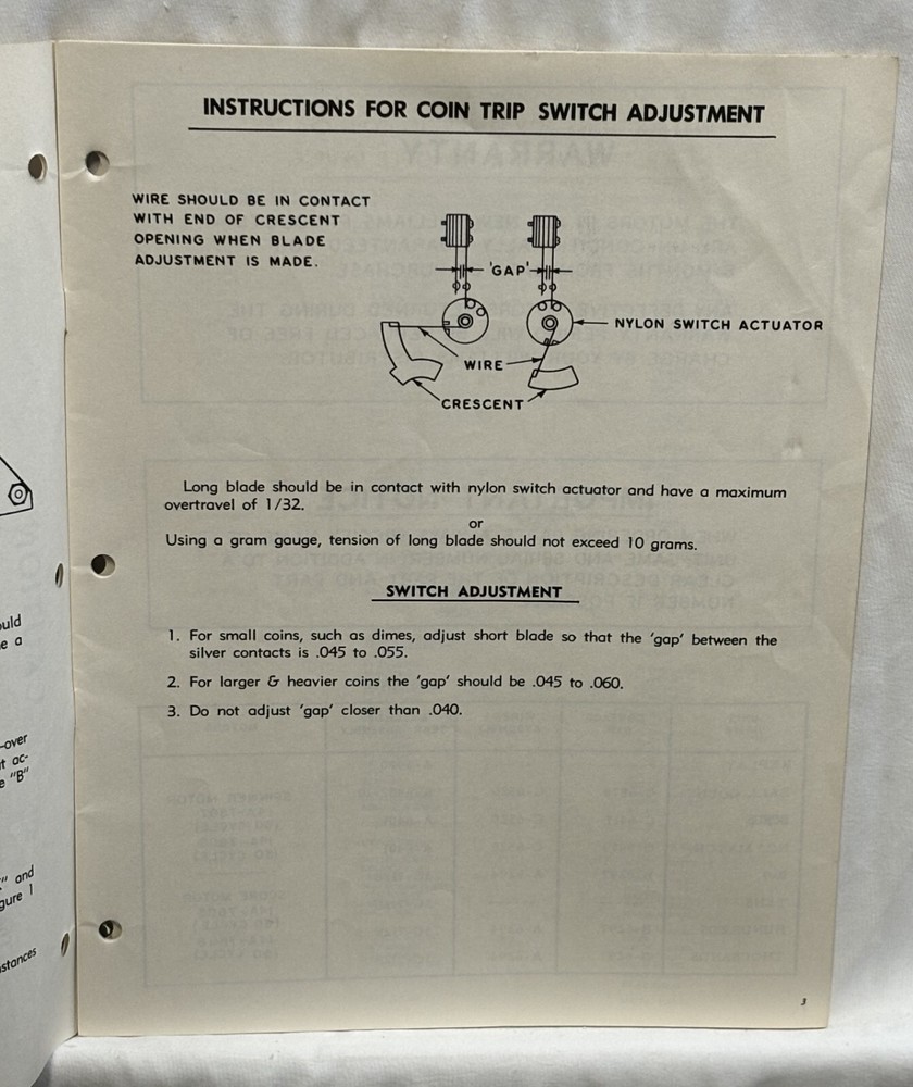 ORIGINAL-WILLIAMS-SUSPENSE-INSTRUCTION MANUAL