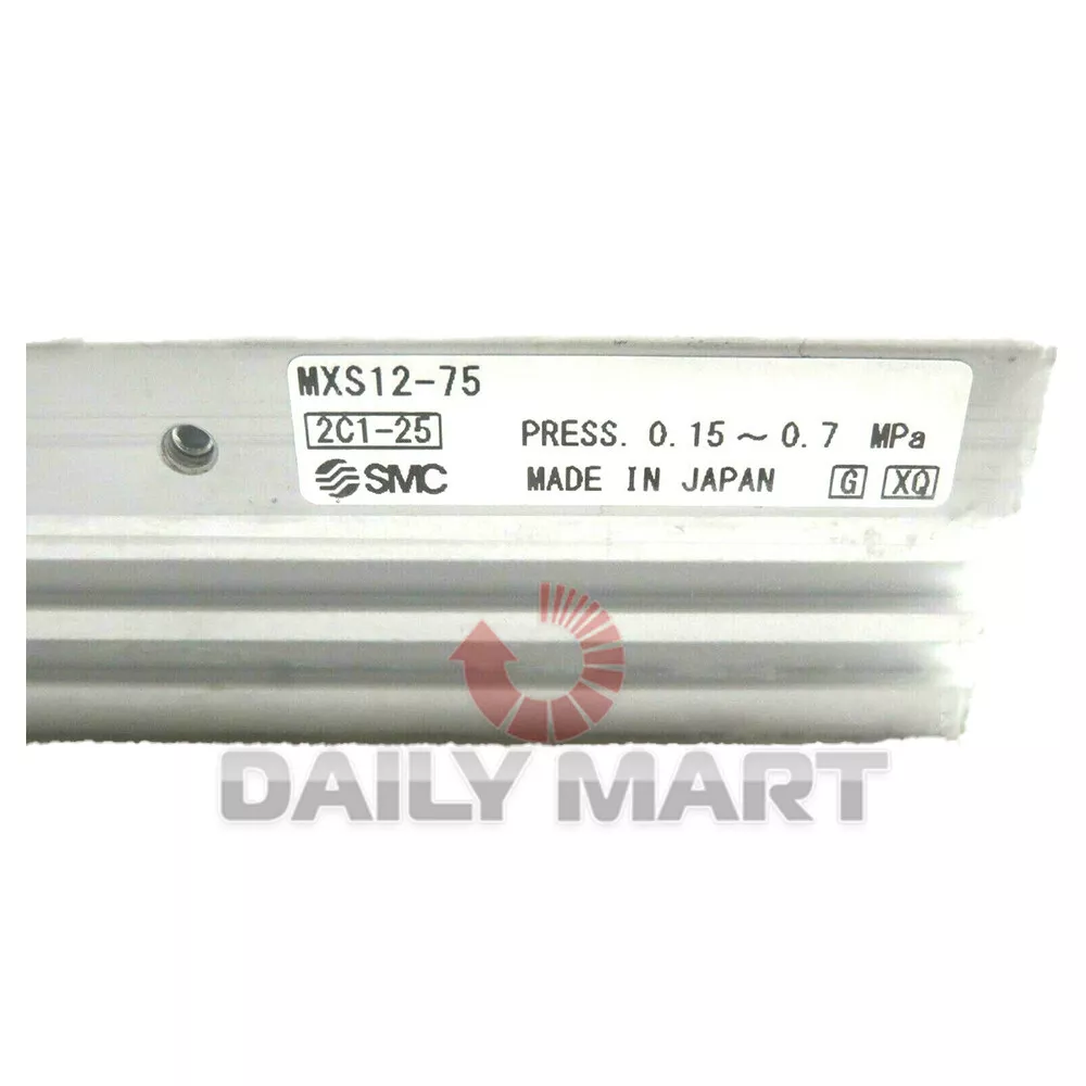 Brand New SMC MXS12-75 Air Cylinder Slide Table - US Stock