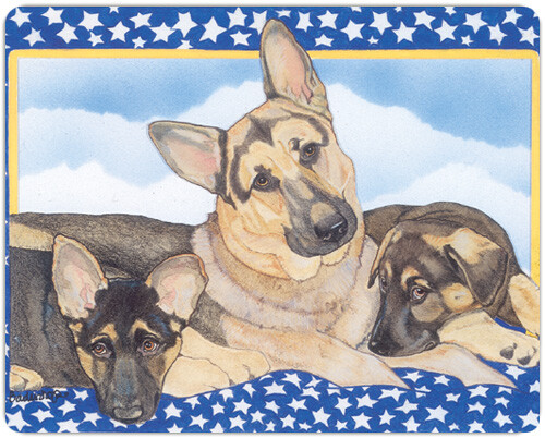 German Shepherd Small Cutting Board