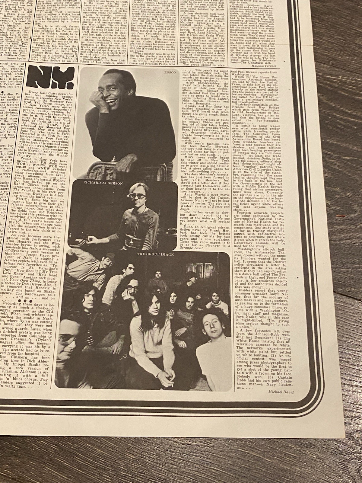 VINTAGE ELECTRIC LAST MINUTE POSTER PSYCHEDELIC JANIS JOPLIN EYE MAGAZINE PARKER