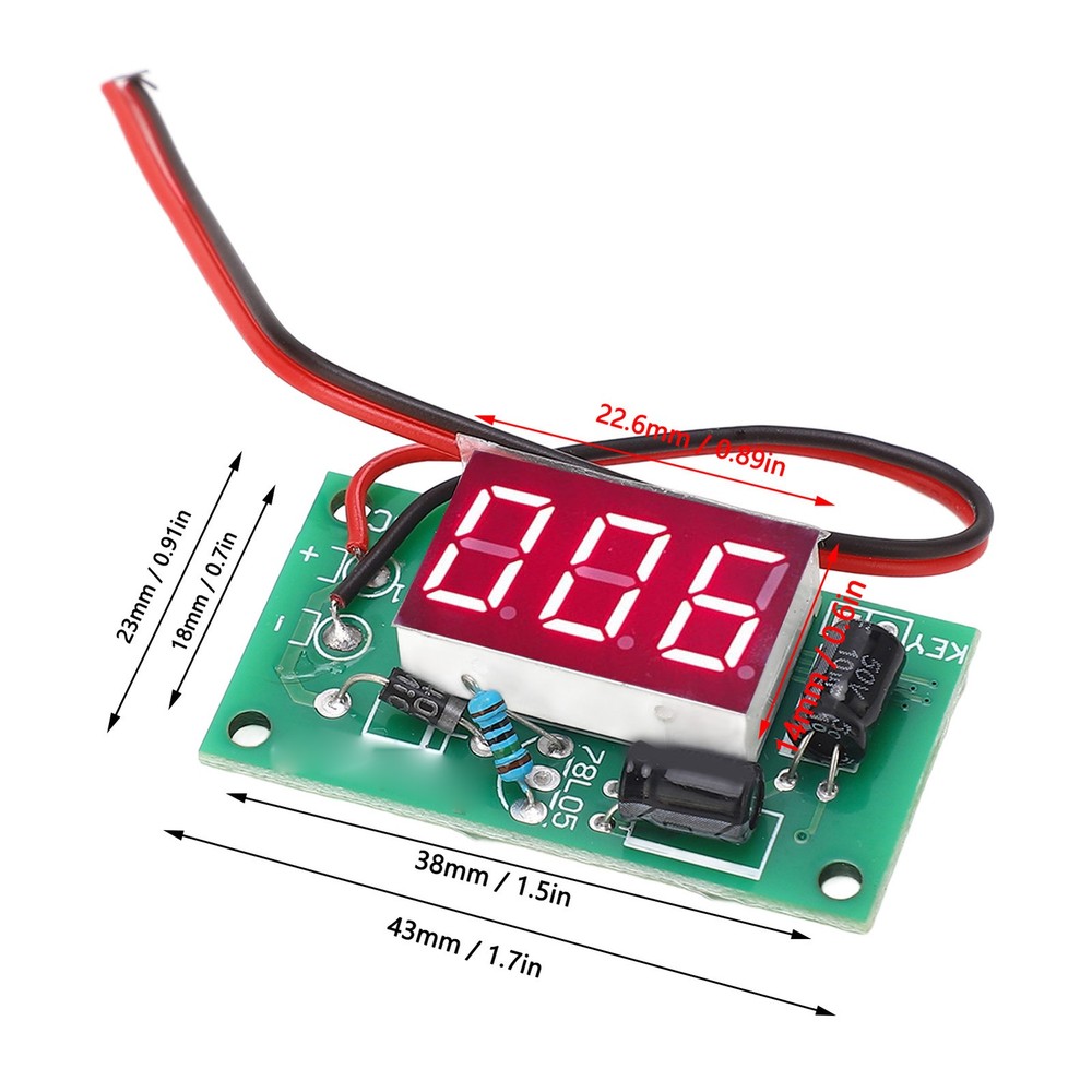 ♡ Trigger Counter Module Memory Function PCB 3 Bit Red Digital Display Module
