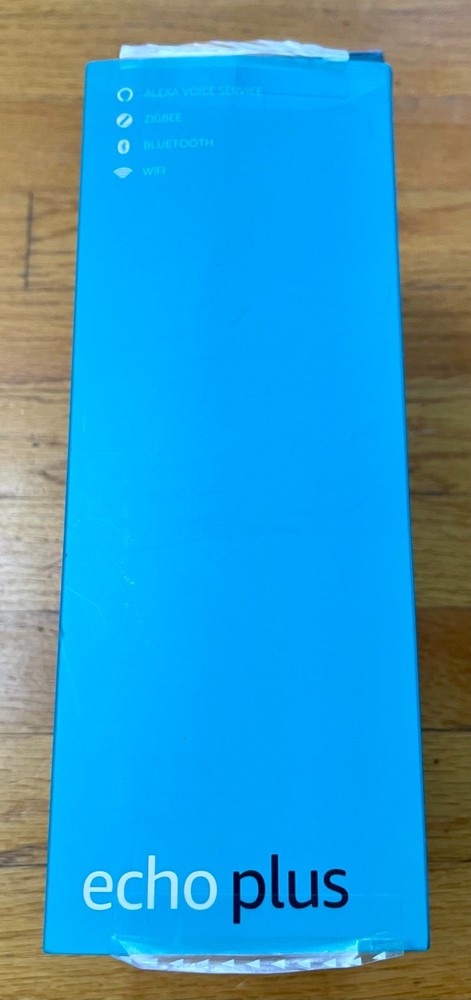 Amazon Echo Plus 1st Gen Smart Speaker Silver w/Power Adapter - READ DESCRIPTION