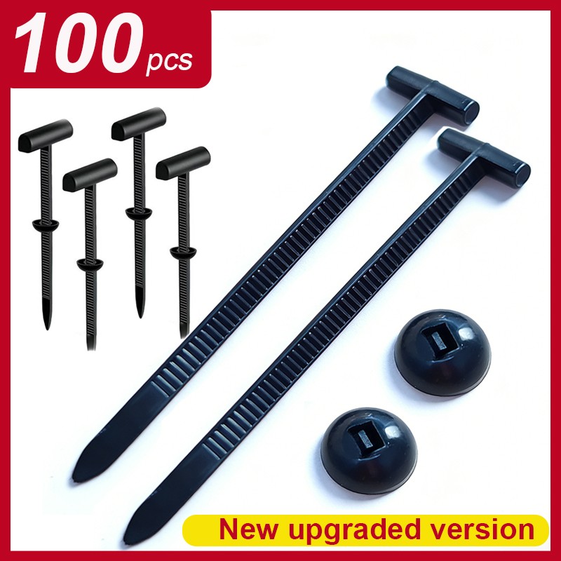 100PCS Reinforced through-bolt cable ties securing trunk fender mudguards Fixed