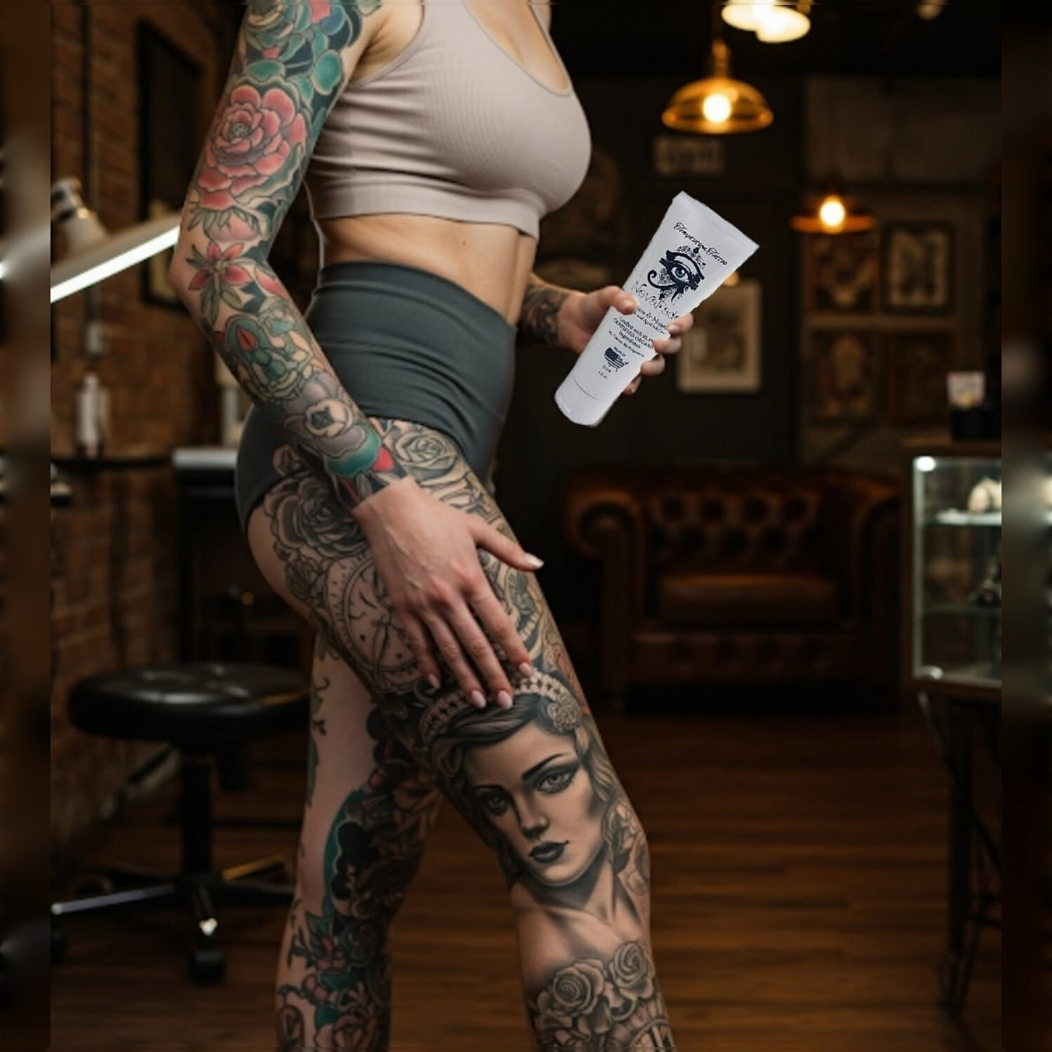 NevaFade™ Certified Organic Tattoo Lotion & Moisturizer | Before & Aftercare ♡