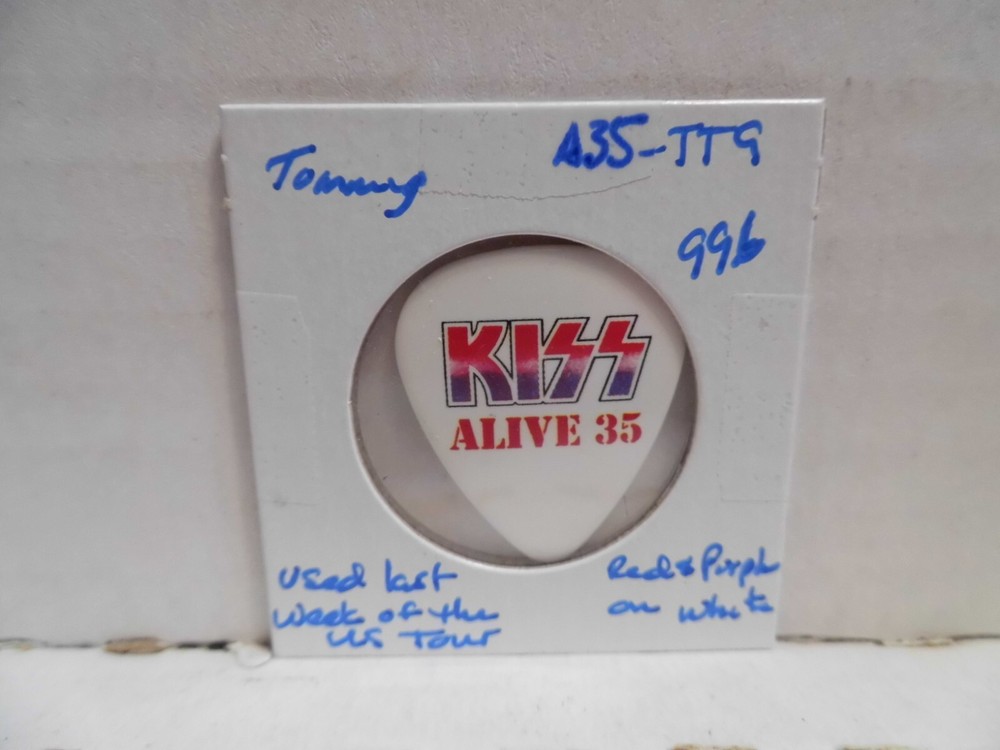 KISS "TOMMY THAYER" GUITAR PICK~READ DESCRIPTION  (1/5)