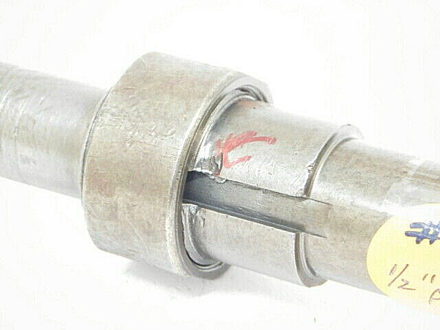 USED STRAIGHT SHANK ADJUSTABLE SHELL REAMER ARBOR ADAPTER (#8)