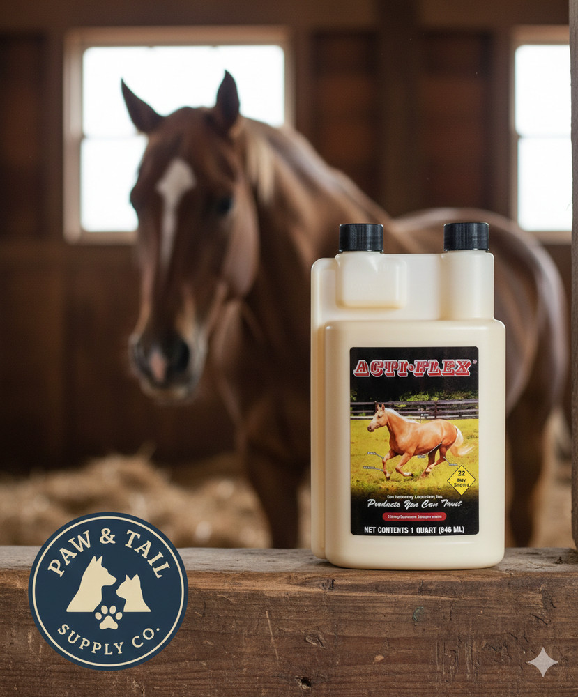 Cox Veterinary Acti-Flex Joint Compound Liquid Quart Horse Supplement 32 Day