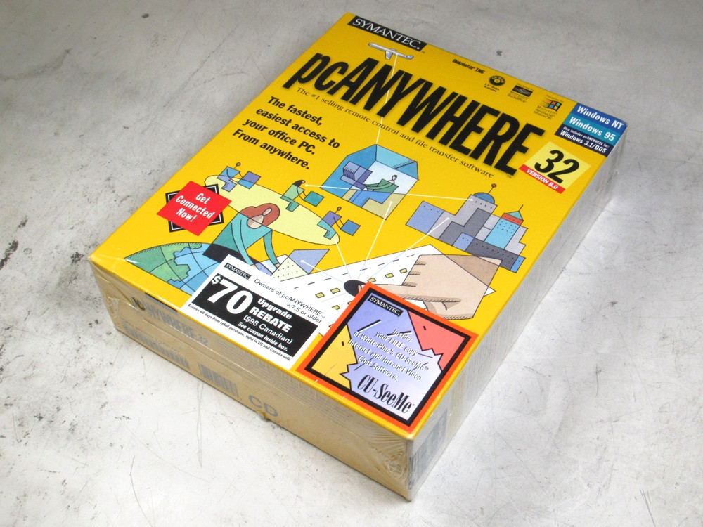Symantec Windows PCAnywhere 32 Version 8 CD - SEALED