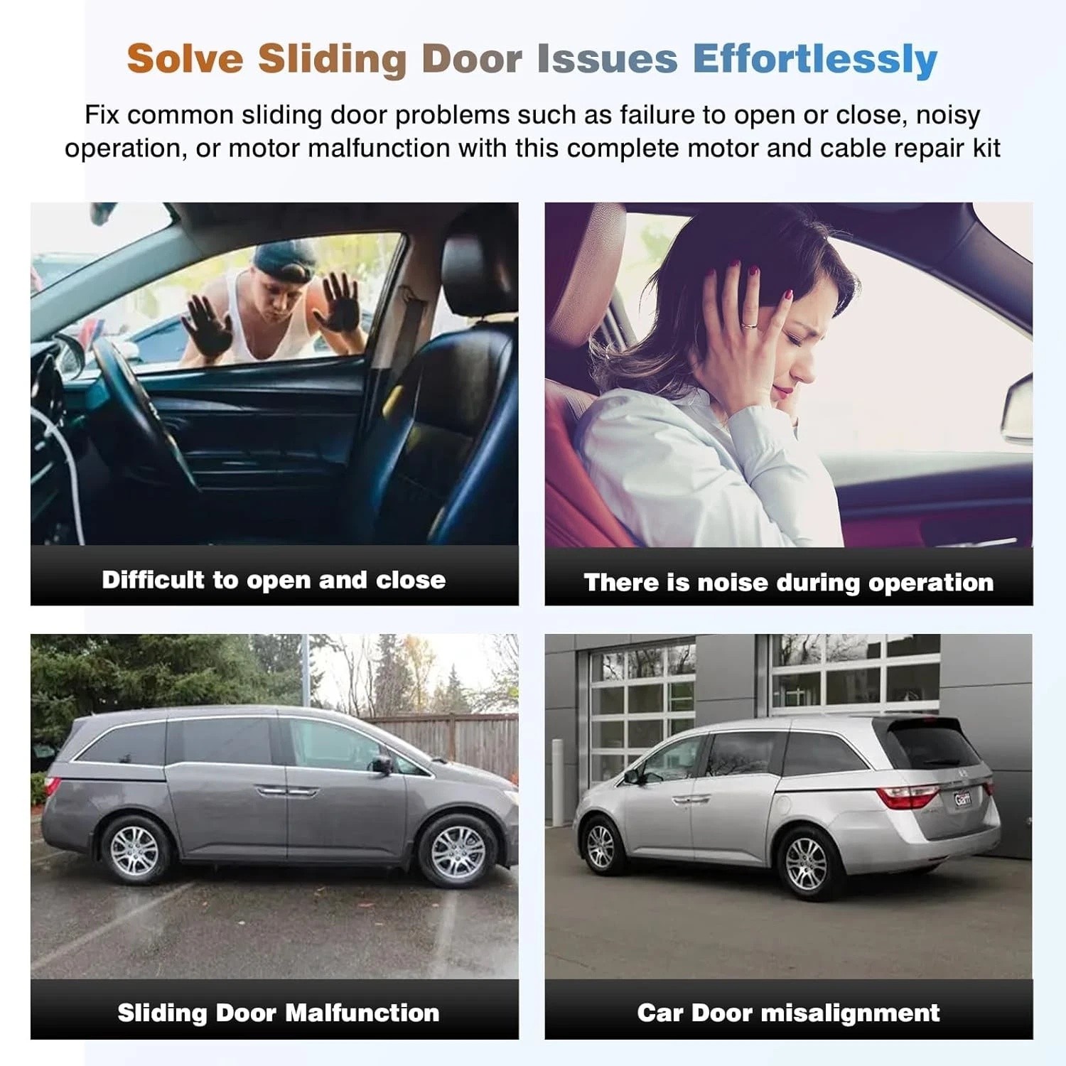 For 2011-2017 Honda Odyssey Rear Left Driver Side Power Sliding Door Motor Cable