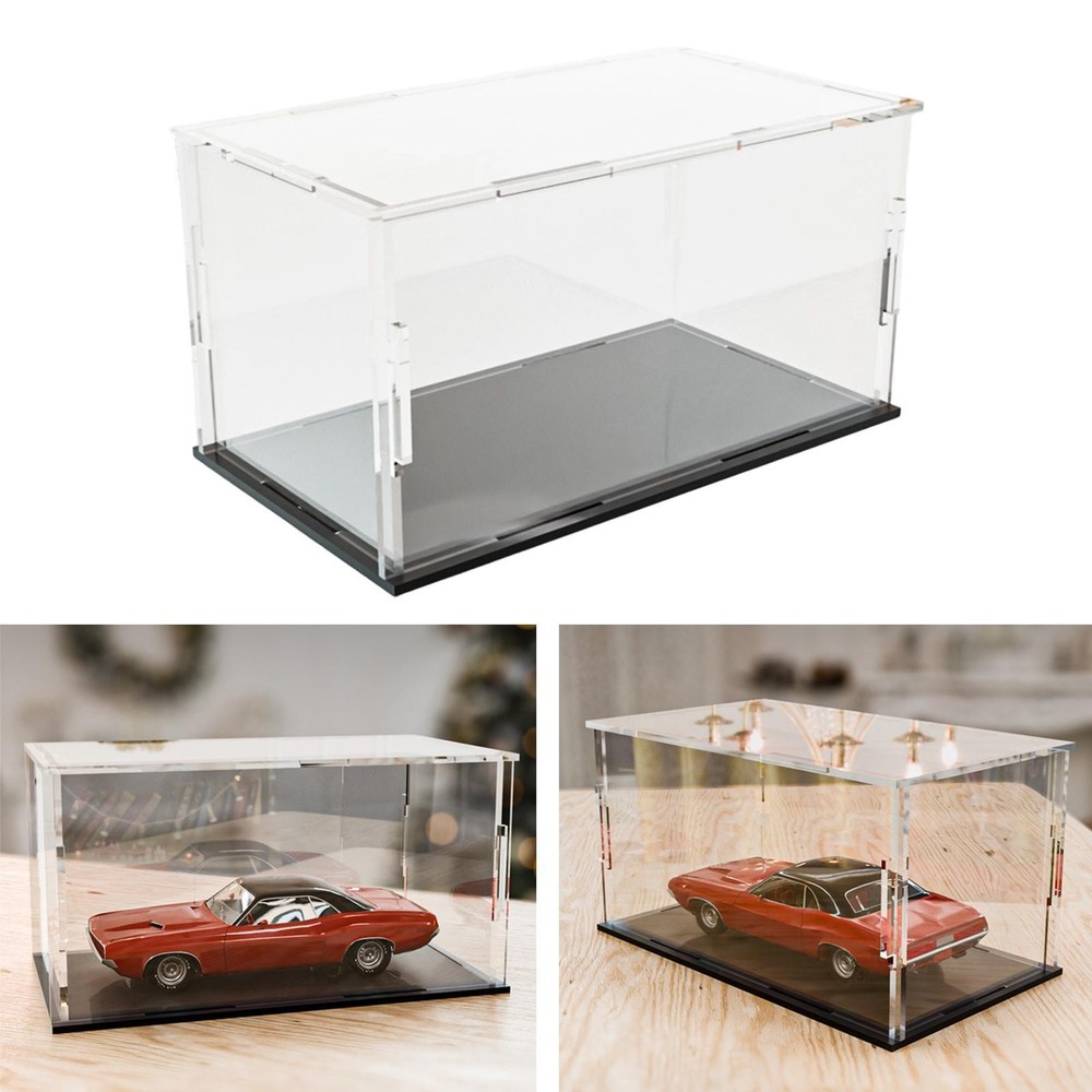 Acrylic Model Car Display Case Storage Case Clear Stackable Showcase for 1/32