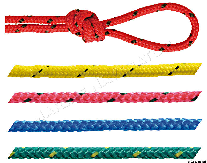 Osculati Polypropylene Braid Bright Colours Blue 6 mm