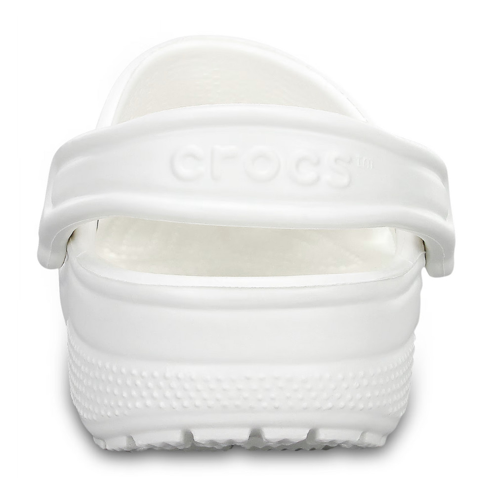 Crocs White Unisex Adult Classic Slip On Sandals Ultra Light Water-Friendly