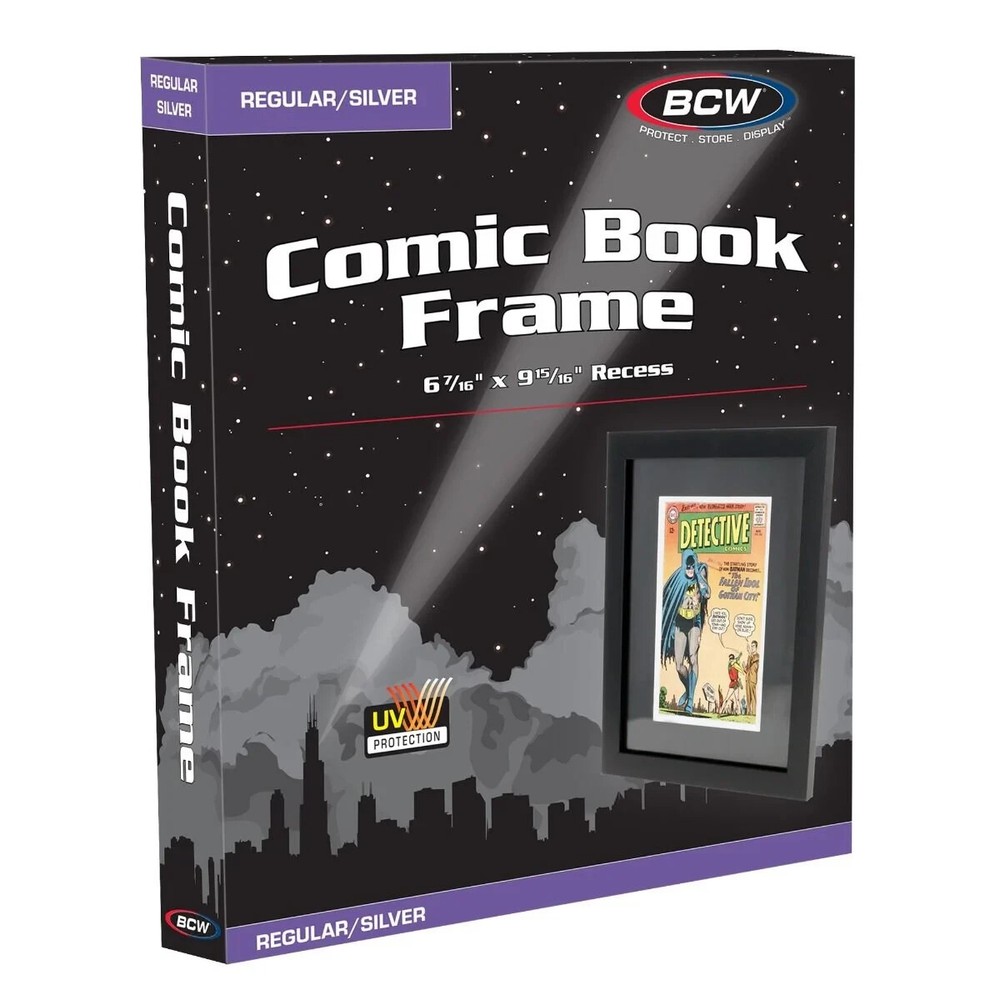 BCW Comic Book Frame Silver Age Book Display Wall Mountable with Matting