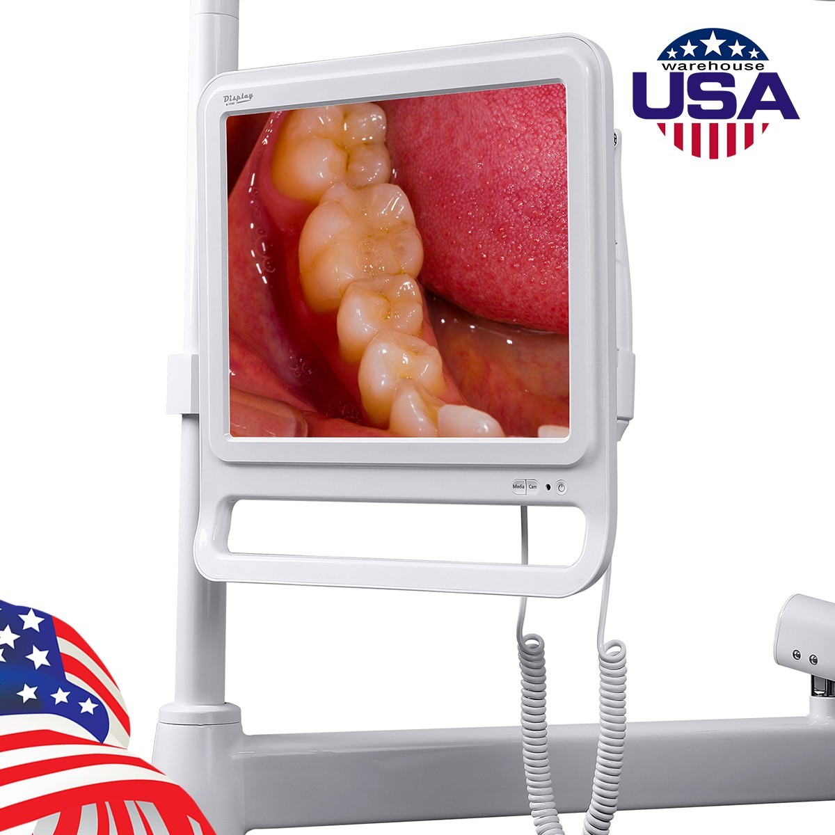 Dental Camera Wifi HD High-Definition Intraoral Camera 17" Digital LCD Monitor