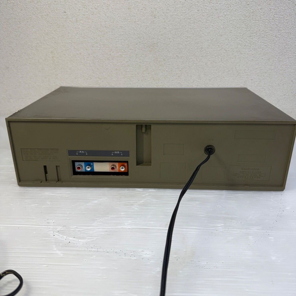 Technics M202 Double Cassette Deck Playback FF REW Tested