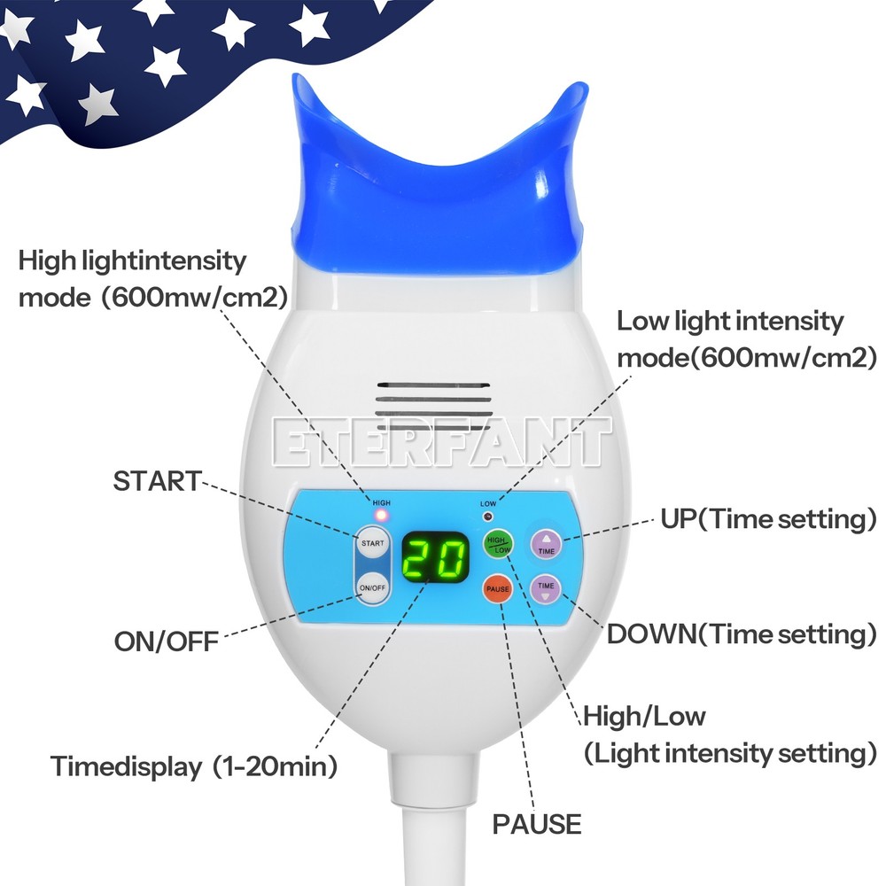 Mobile Dental Bleaching LED Lamp Teeth Whitening Machine Accelerator Light