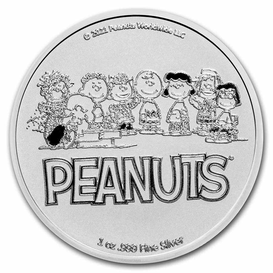 Peanuts® Great Pumpkin 55th Anniversary 1 oz Silver in TEP