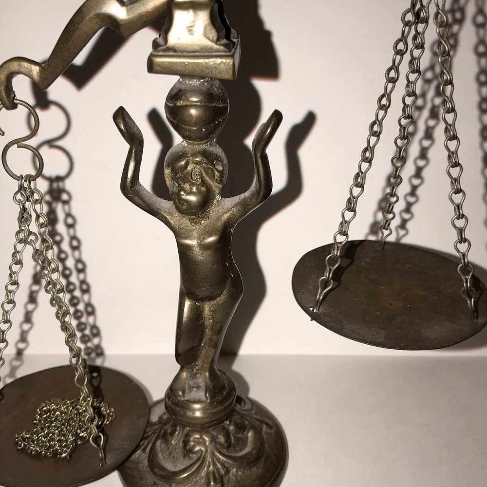 Brass Scales of Justice