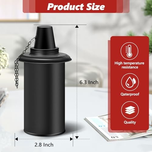 Pack Torch Replacement Canisters, 1oz Bamboo Lantern Refillable Torches, 6