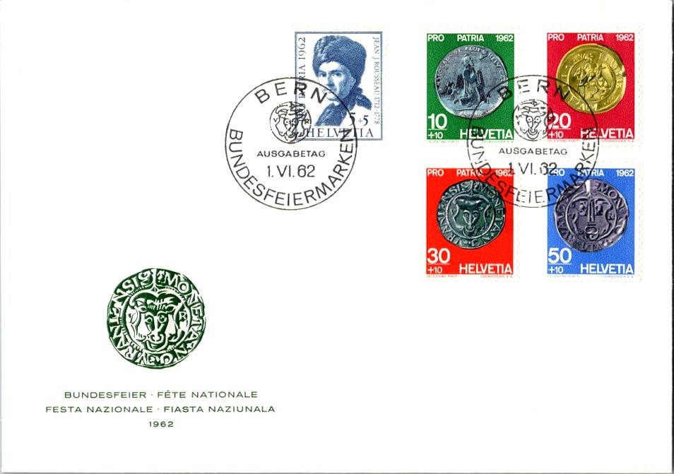 Switzerland Scott B313-B317 Unaddressed.