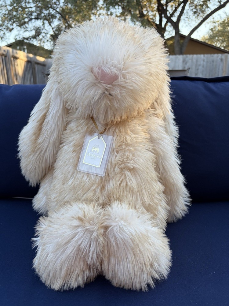 AUTHENTIC Jellycat Springlowe Luxe Bunny NWT - Fast Shipping!