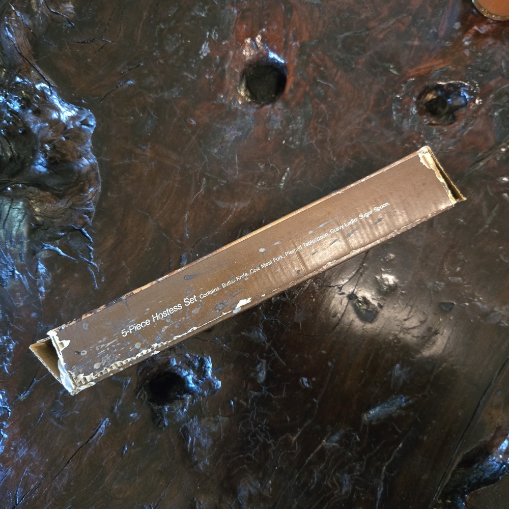 Oneida BERKELEY SQUARE Roger's Stainless In Box 5-Piece Hostess Serving Set MCM