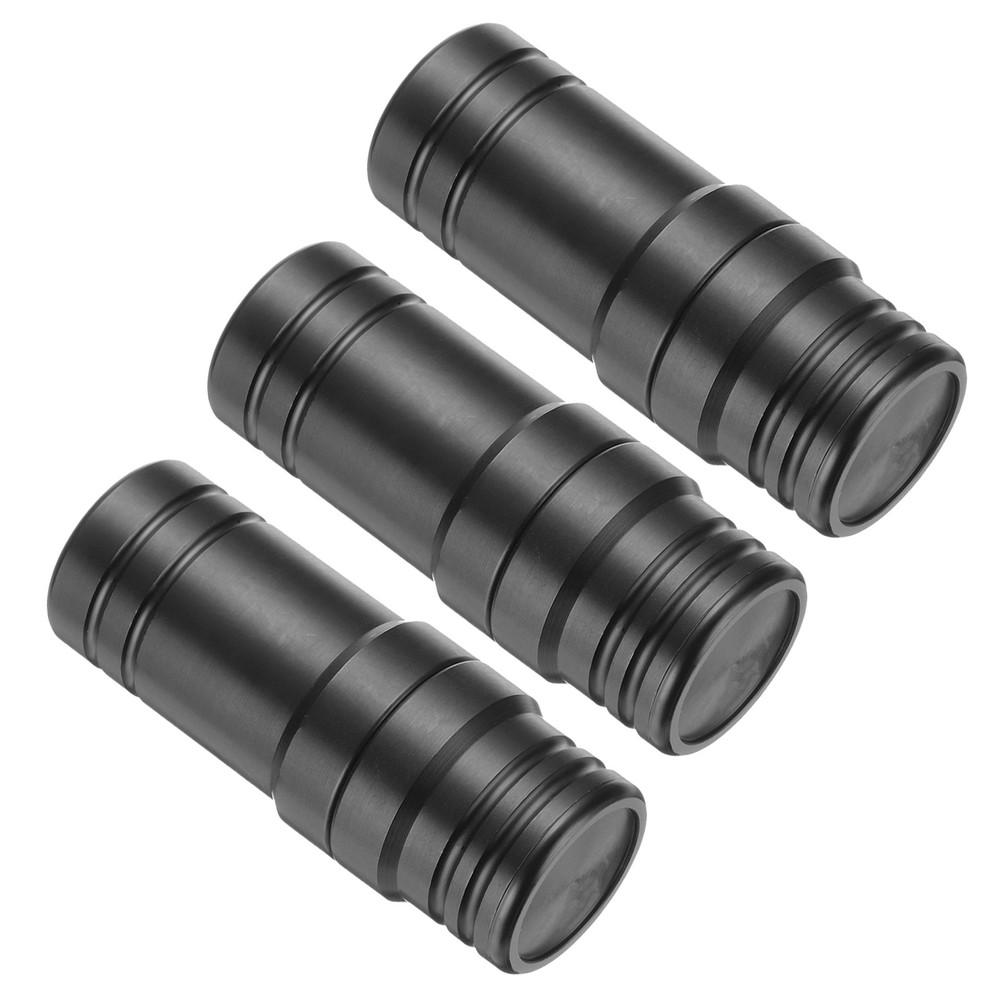 3 Pcs Pool Cue Joint Protector 5/16x9, Billiard Cue Joint Thread Cap, Black