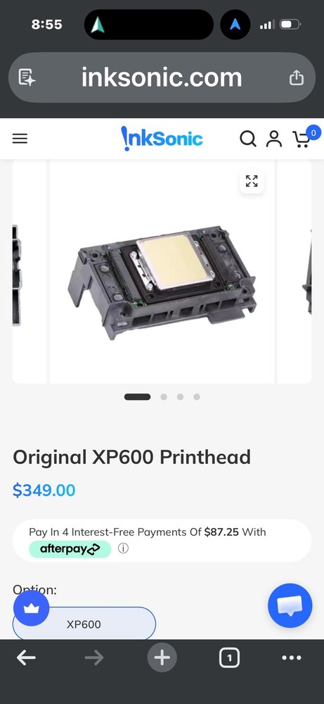 New xp600 print head, open box,