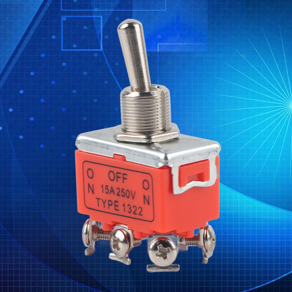 2 Pcs 250V 15A DC Motor Switch 3 Position Forward - Stop - Reverse Toggle Switch