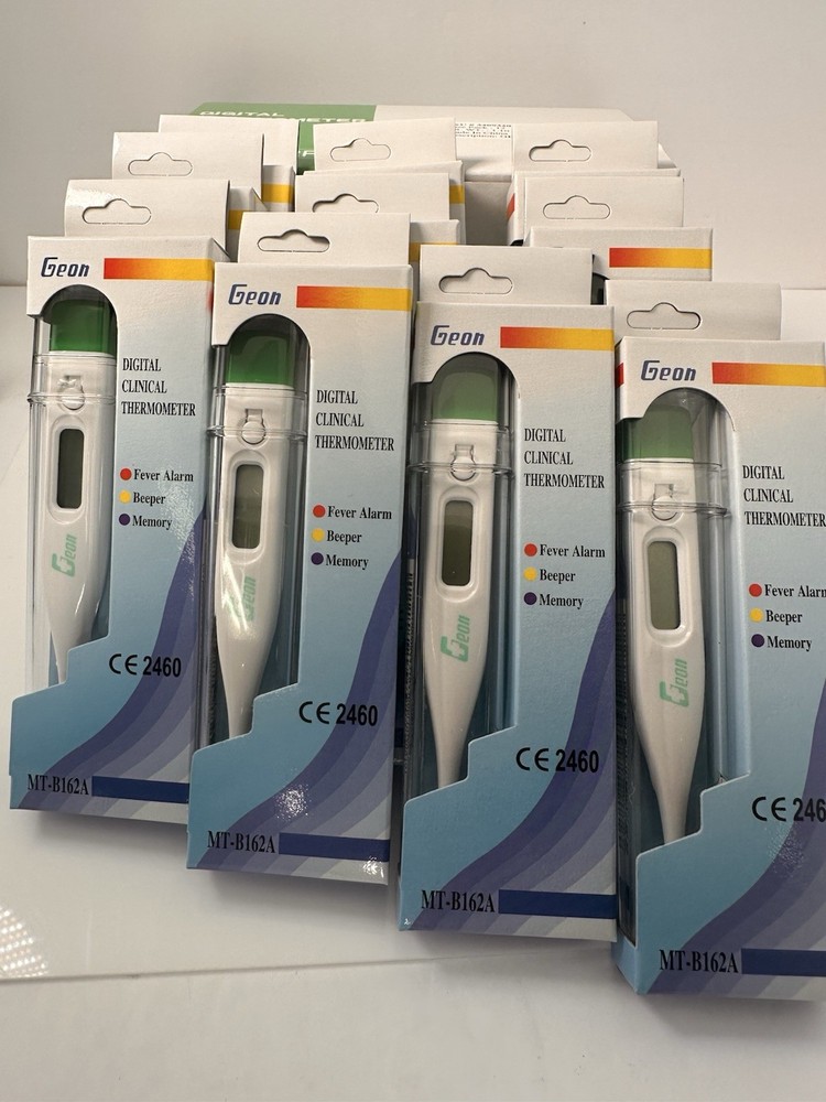 Geon Digital Clinical Thermometer - 10 Pack