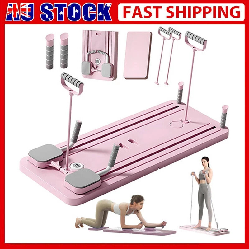 Gym Abdominal Exercise Board Foldable With Timer Board Portable Pilates 5-in-1