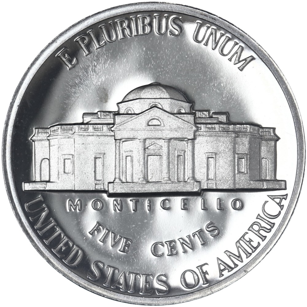 1987 S Jefferson Nickel Gem DCam Proof