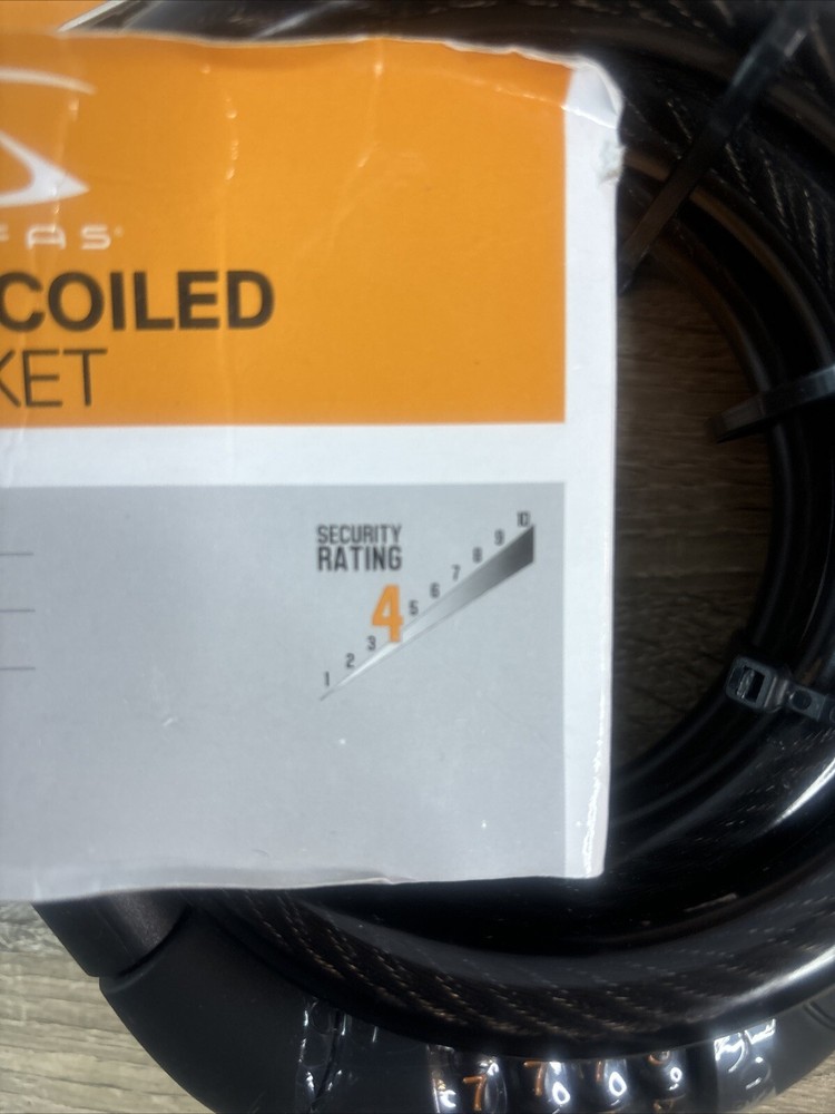 CL-15 Combo Coiled Lock w/ Bracket