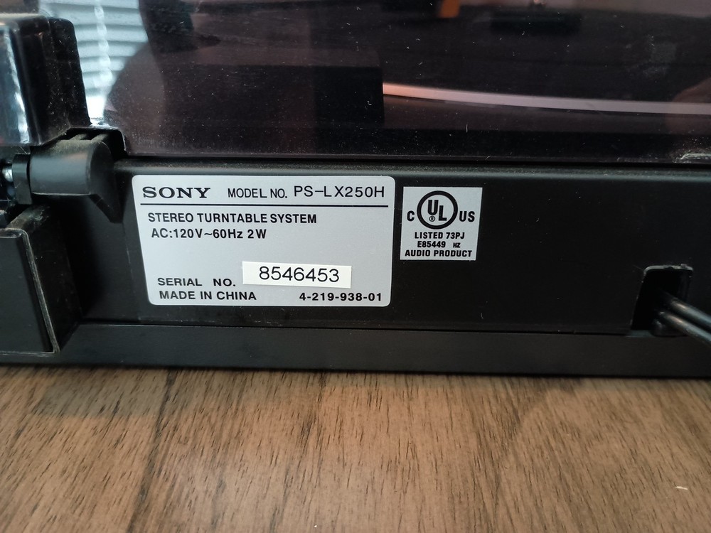 Sony PS-LX250H Stereo Full Automatic Turntable System LP Record Player Tested