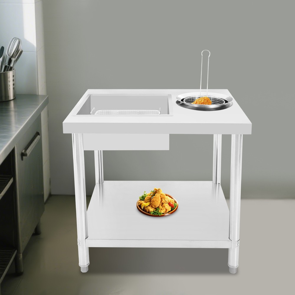 Commercial Fried Chicken Breading Worktop Fried Chicken Preparation Table