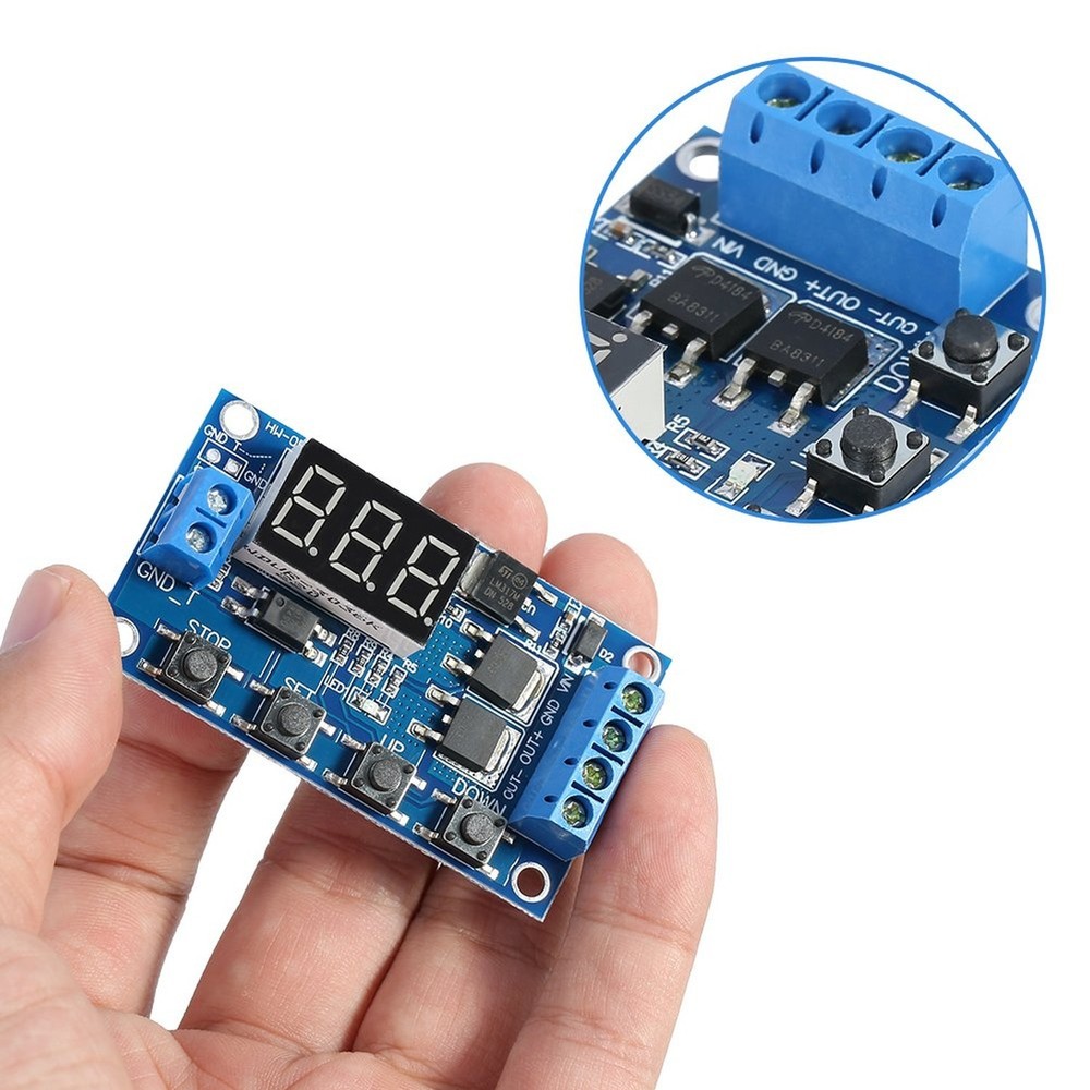 Time Relay, DC 5V-36V Trigger Cycle Delay Timer Switch Turn On/Off Relay Modu...