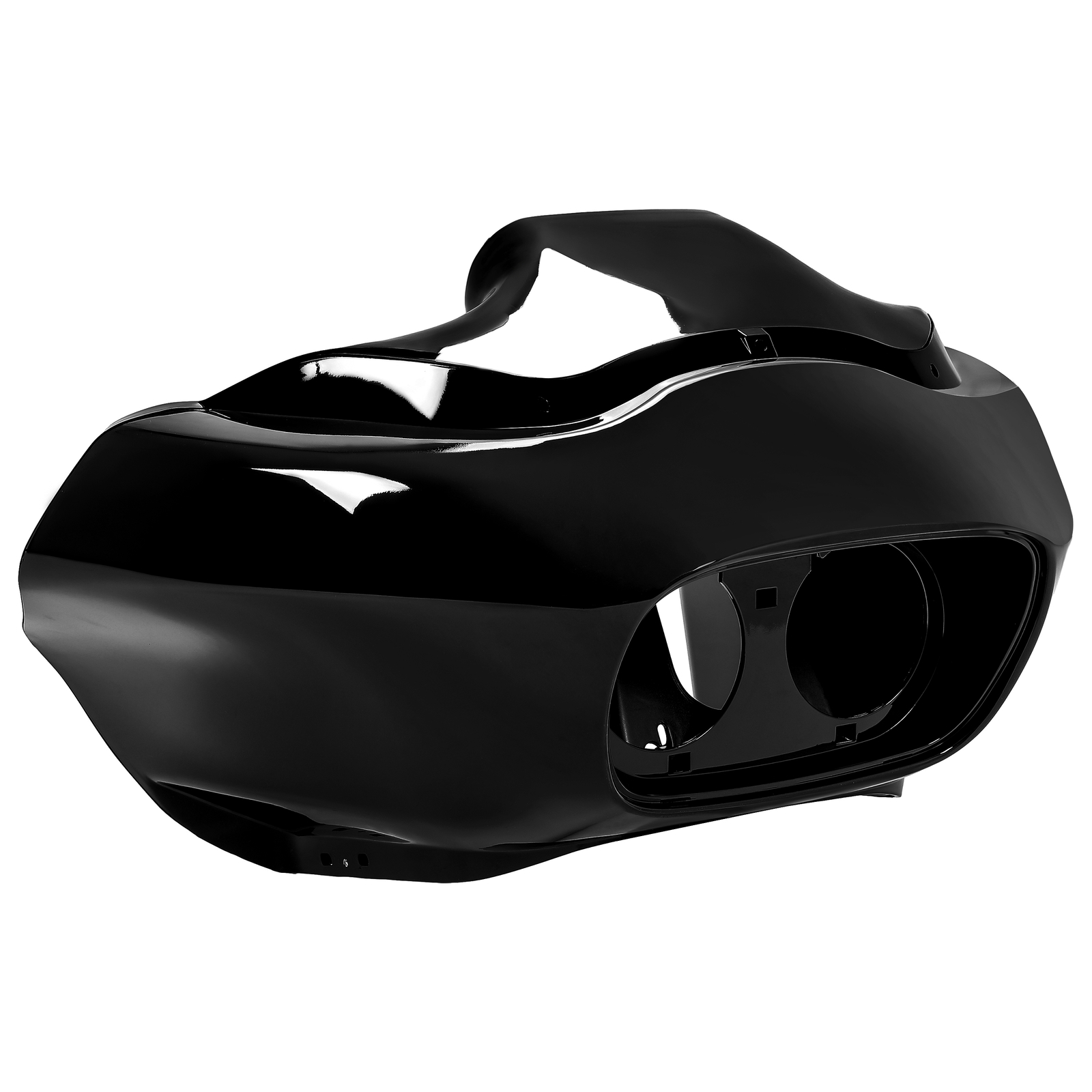 Vivid Black Front Inner Outer Headlight Fairing For Harley Road Glide FLTR 98-13