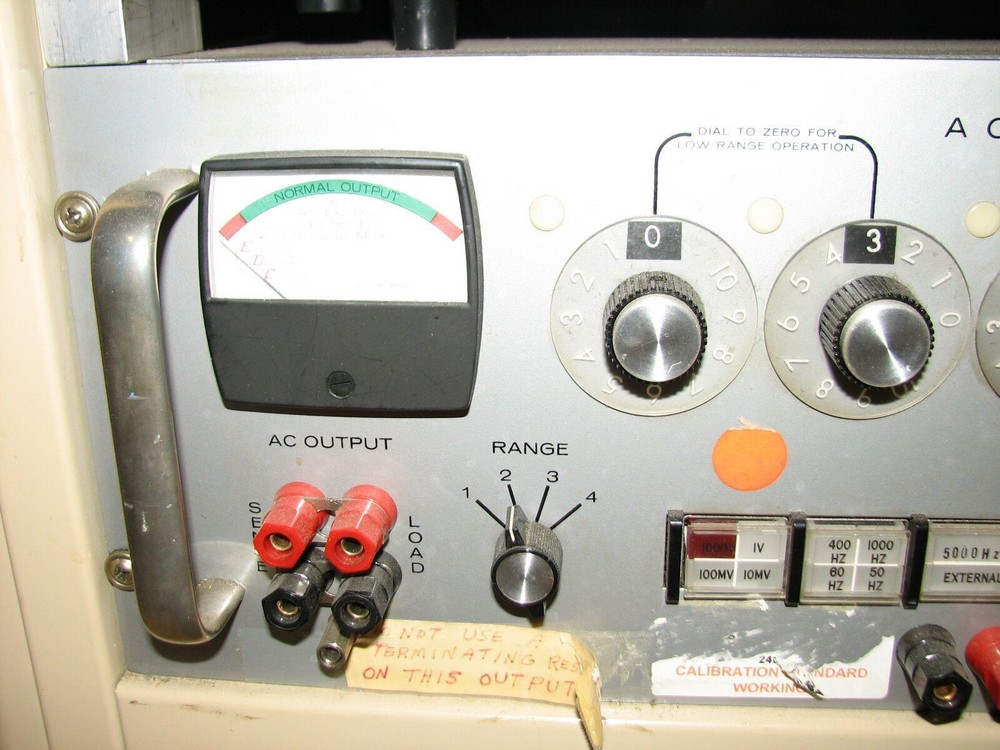 EDC Rack w/ AC-DC Calibrator 3200 + CR103 DC Current + AC1000 DB AC Voltage Std