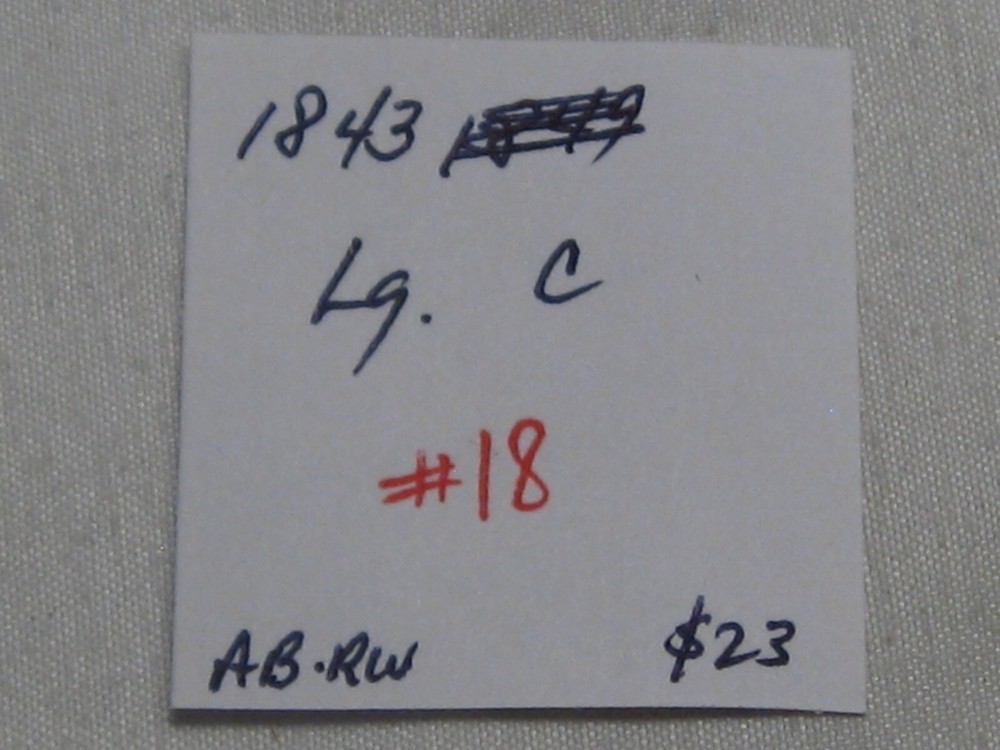 1843 Large Cent. #18