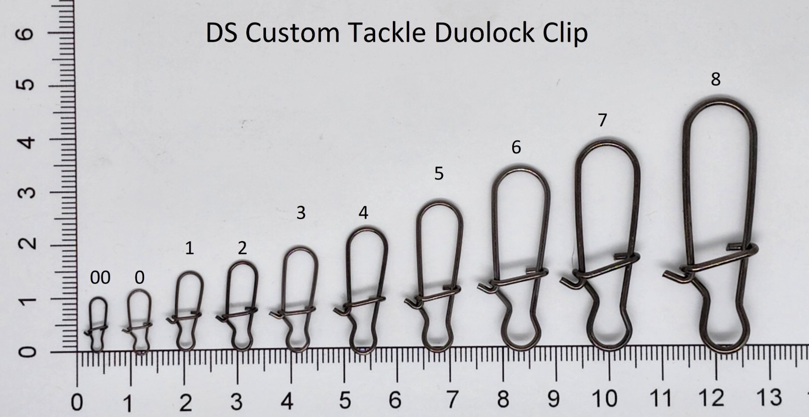 100 pcs  Duo-lock clips Snap Stainless Steel Lure Rig Clips fishing clip
