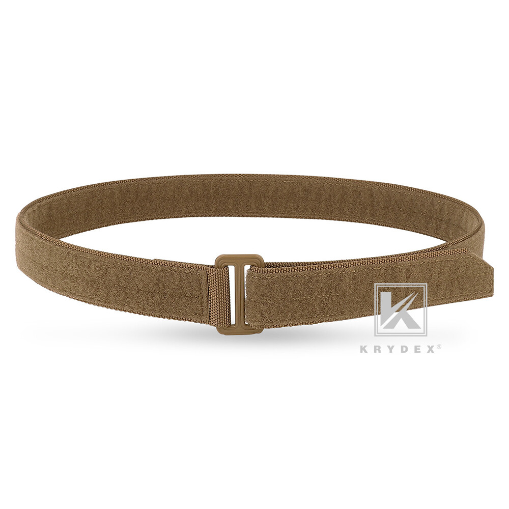 KRYDEX Tactical Base Belt Under Loop Inner Belt Concealed Carry 30"-49" Coyote
