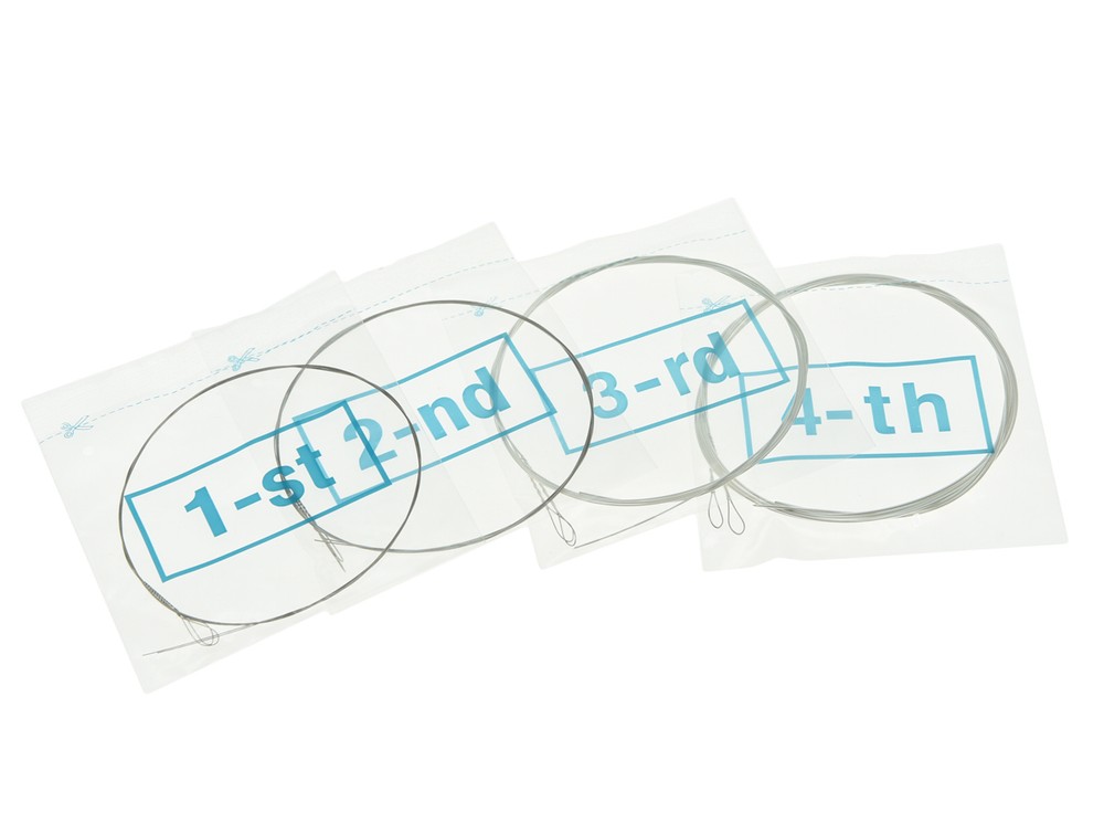 5 Sets Plated Steel Mandolin Strings Coated Copper Alloy Wound String