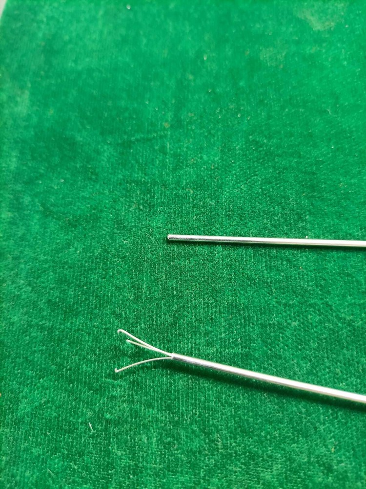 2pc Laparoscopic PCNL Tripronge Forceps 3FR 60cm Reusable Surgical Instruments